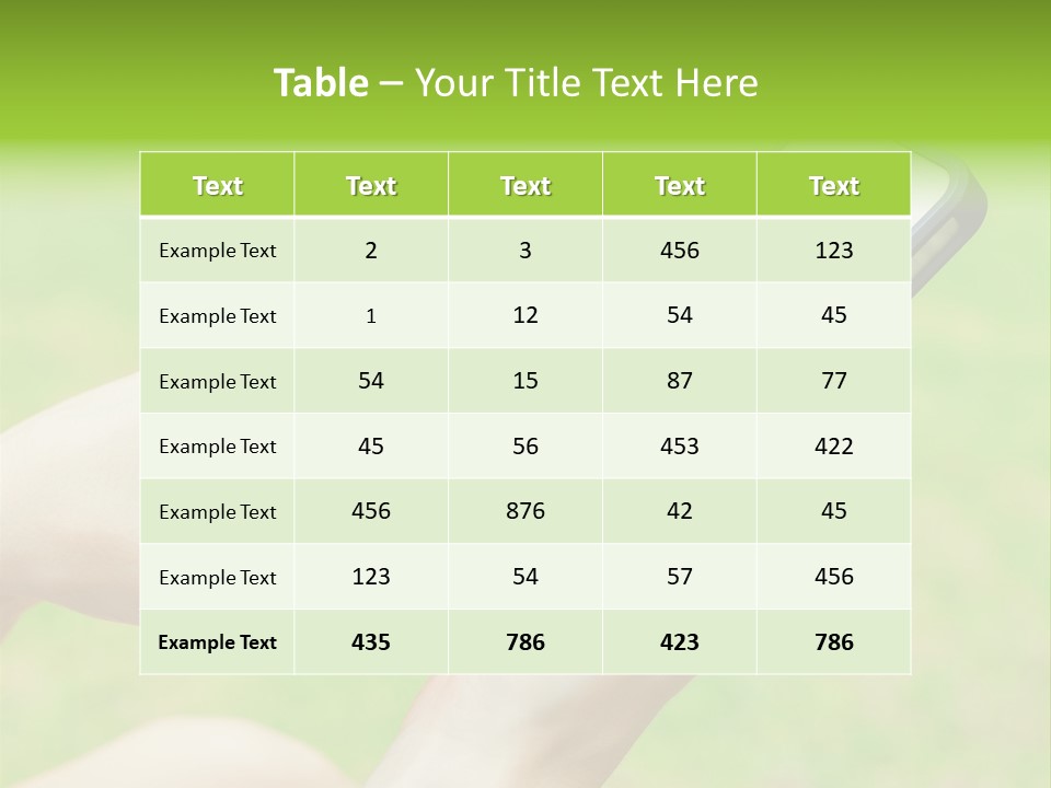 Wellbeing Background Care PowerPoint Template