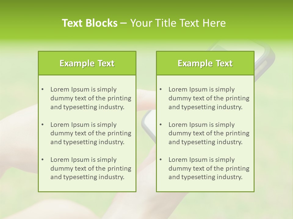 Wellbeing Background Care PowerPoint Template