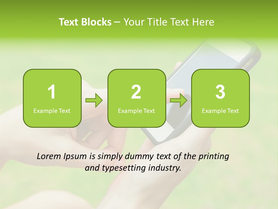 Wellbeing Background Care PowerPoint Template