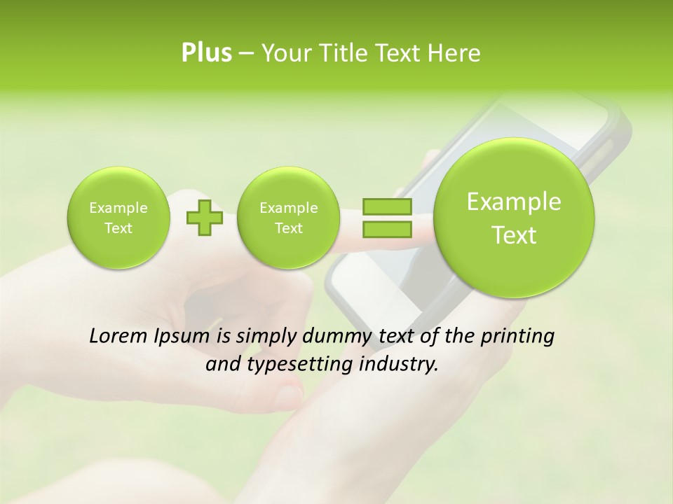 Wellbeing Background Care PowerPoint Template