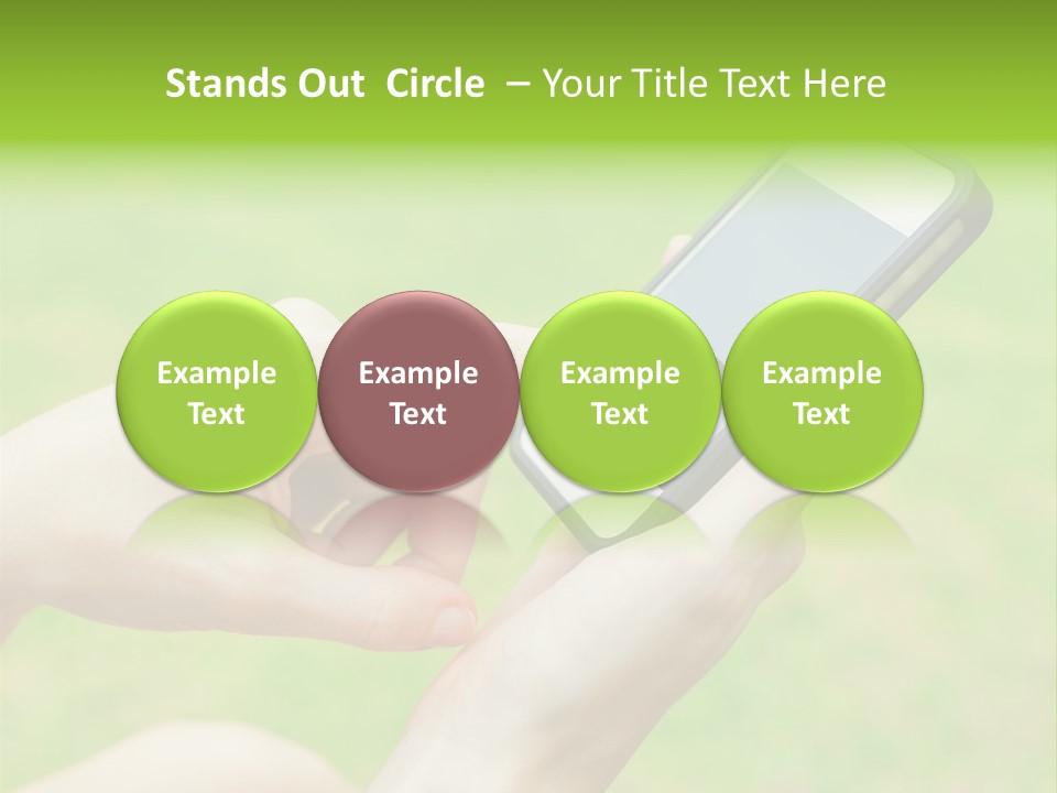 Wellbeing Background Care PowerPoint Template