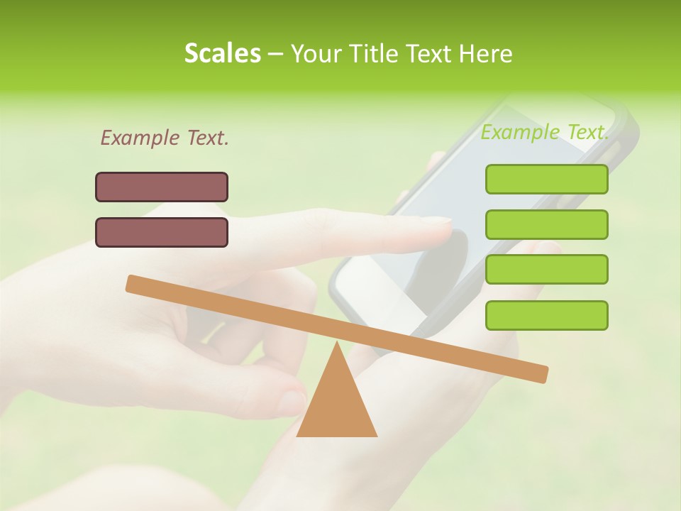 Wellbeing Background Care PowerPoint Template