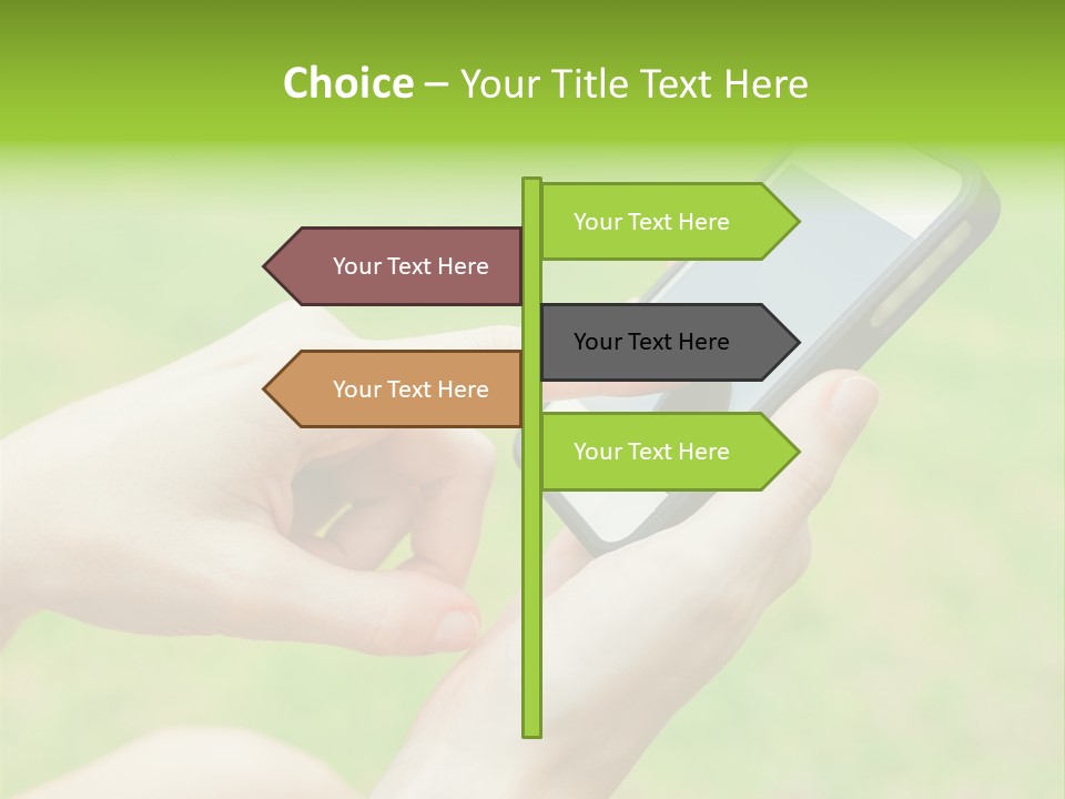 Wellbeing Background Care PowerPoint Template