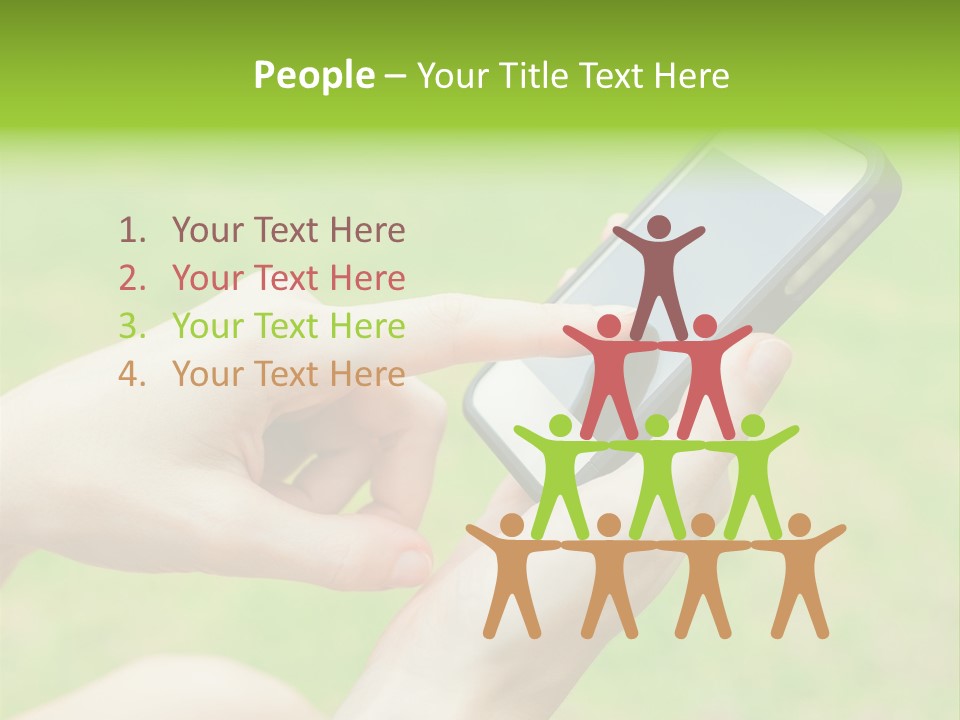 Wellbeing Background Care PowerPoint Template