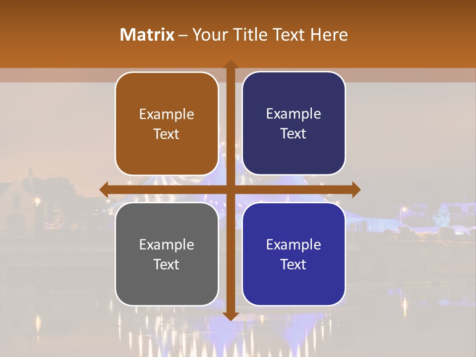 Festival Blue Top PowerPoint Template