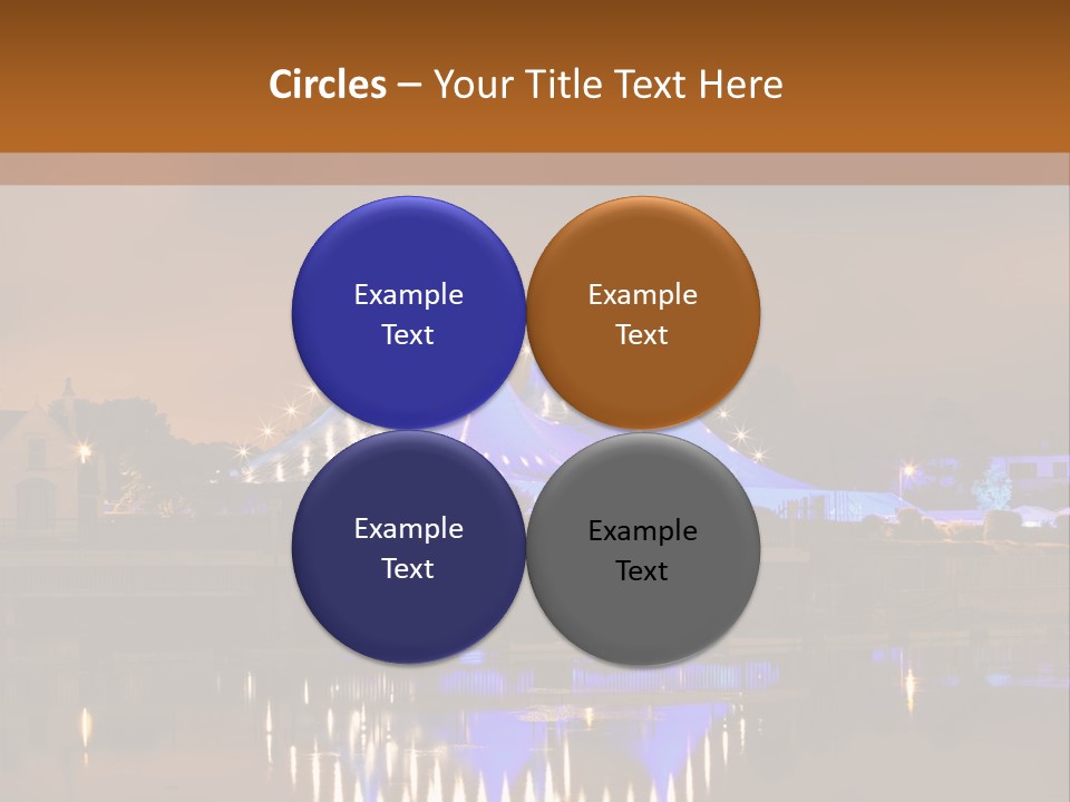 Festival Blue Top PowerPoint Template
