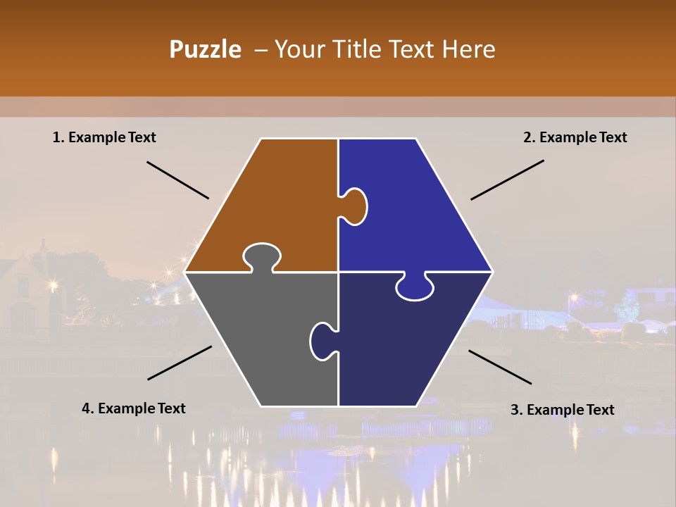 Festival Blue Top PowerPoint Template