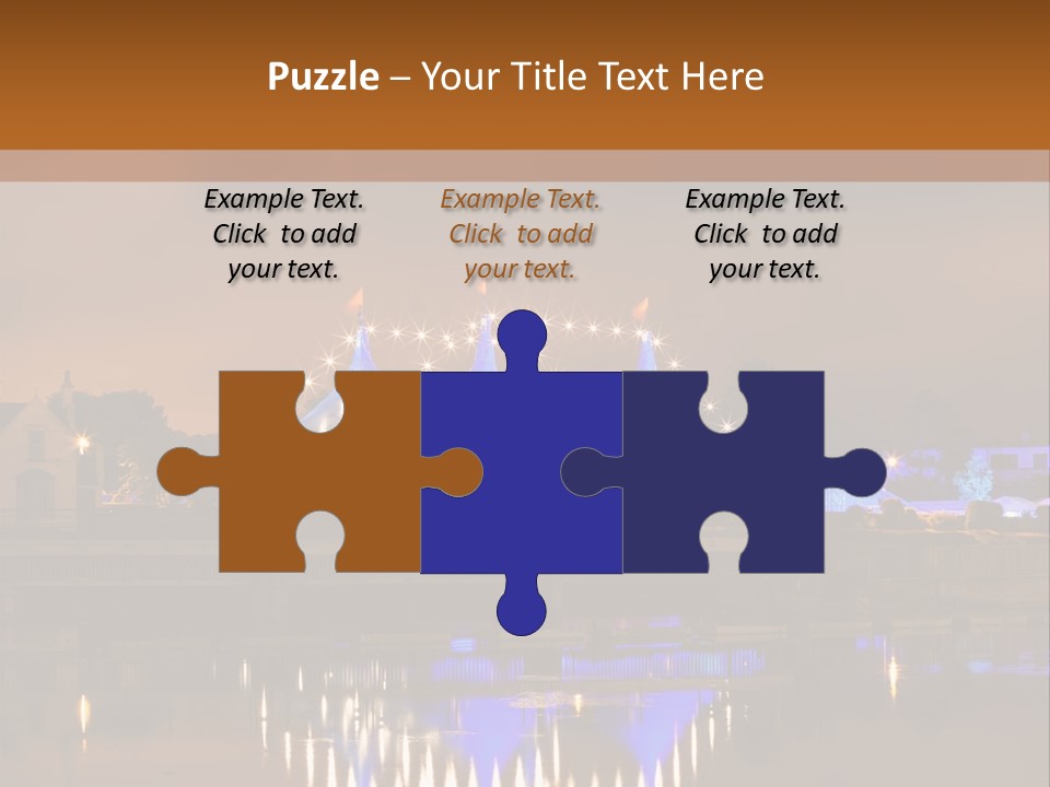 Festival Blue Top PowerPoint Template