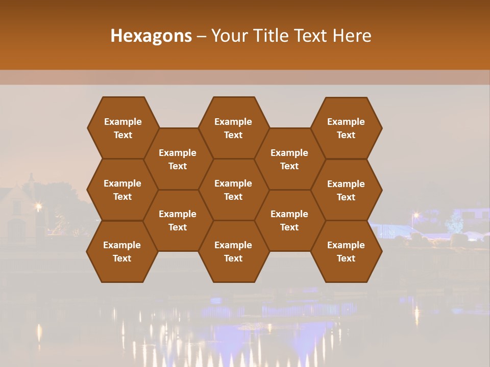 Festival Blue Top PowerPoint Template