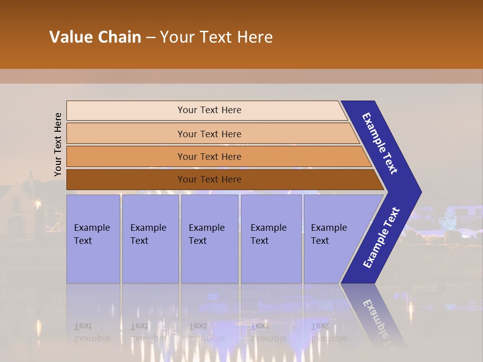 Festival Blue Top PowerPoint Template