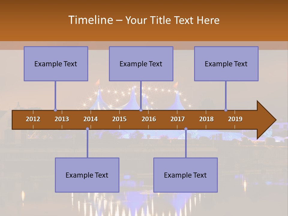 Festival Blue Top PowerPoint Template