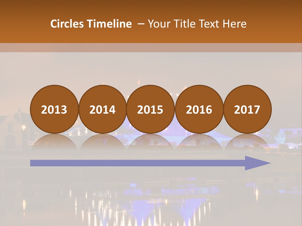 Festival Blue Top PowerPoint Template