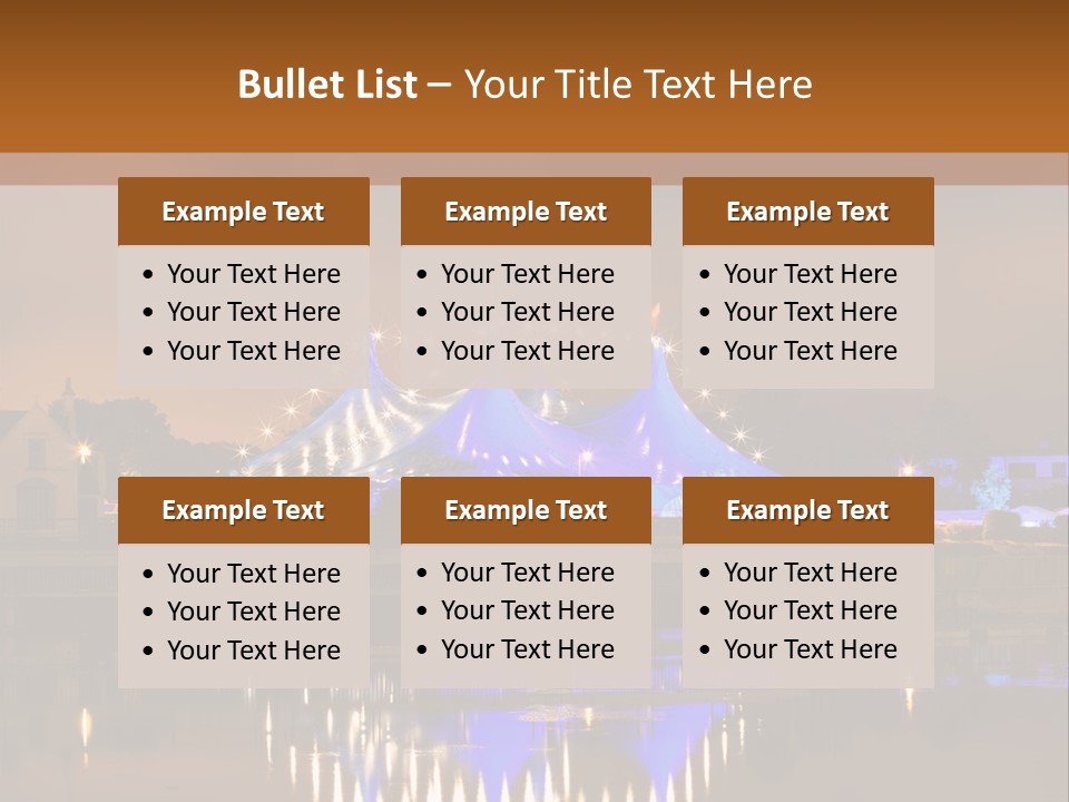 Festival Blue Top PowerPoint Template