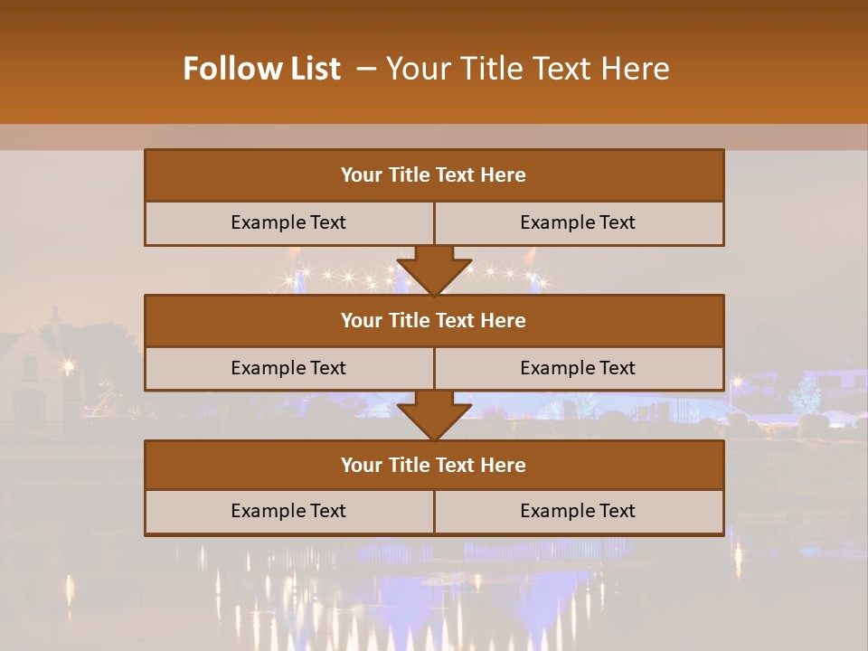 Festival Blue Top PowerPoint Template