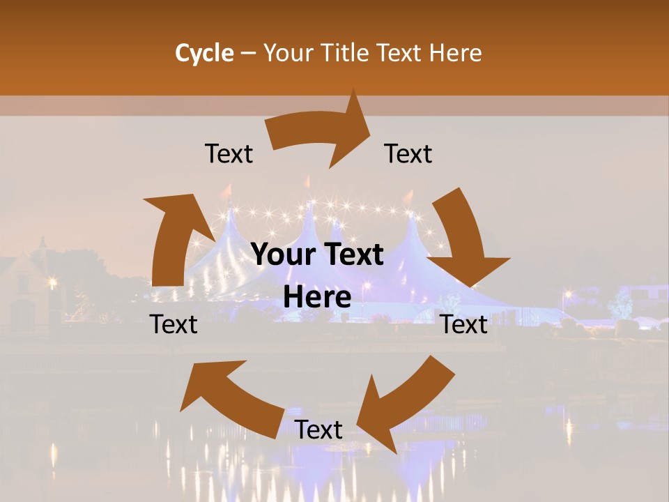 Festival Blue Top PowerPoint Template