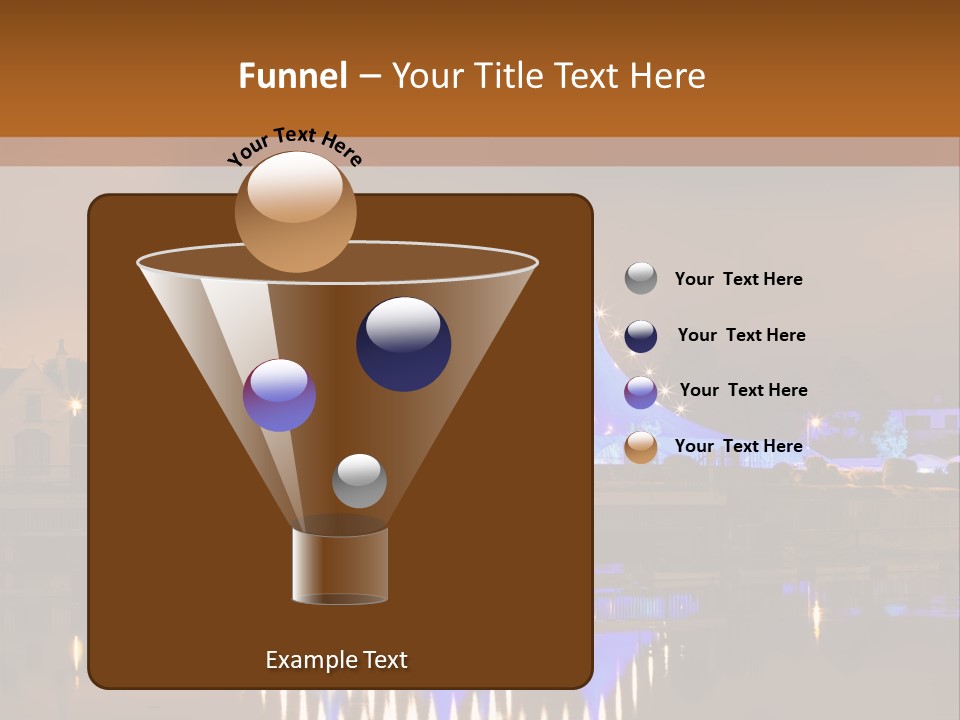 Festival Blue Top PowerPoint Template