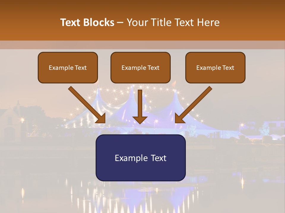 Festival Blue Top PowerPoint Template