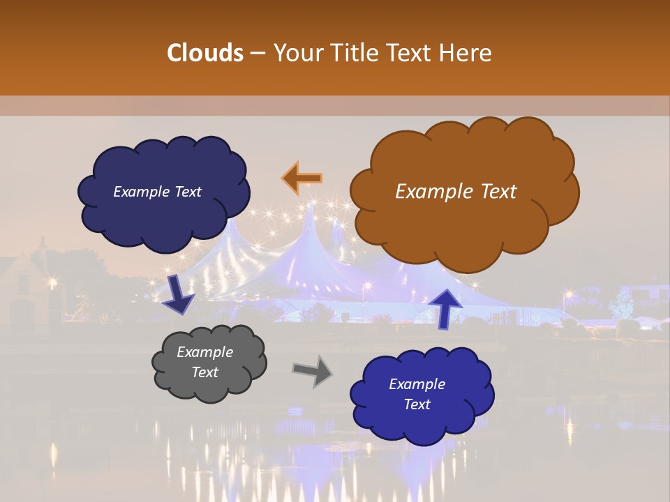 Festival Blue Top PowerPoint Template