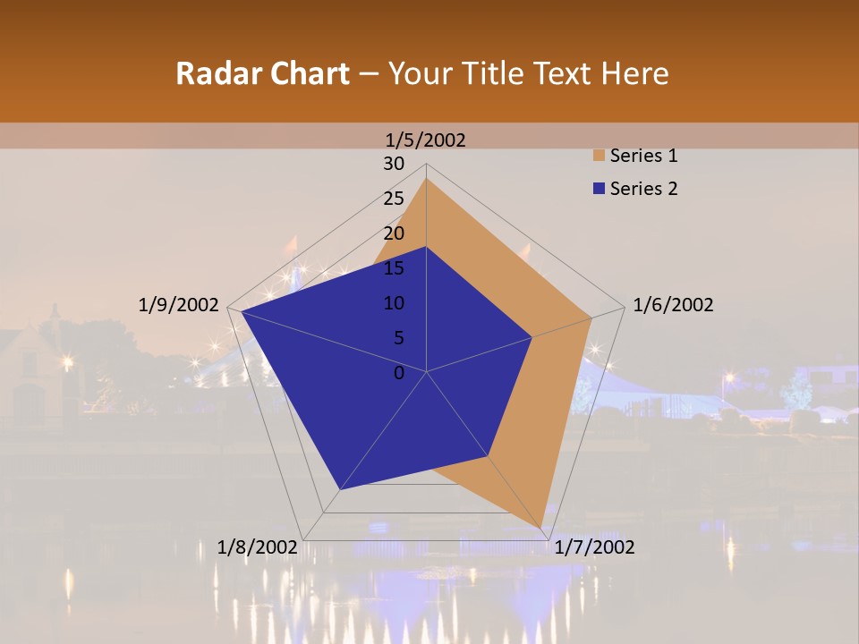 Festival Blue Top PowerPoint Template