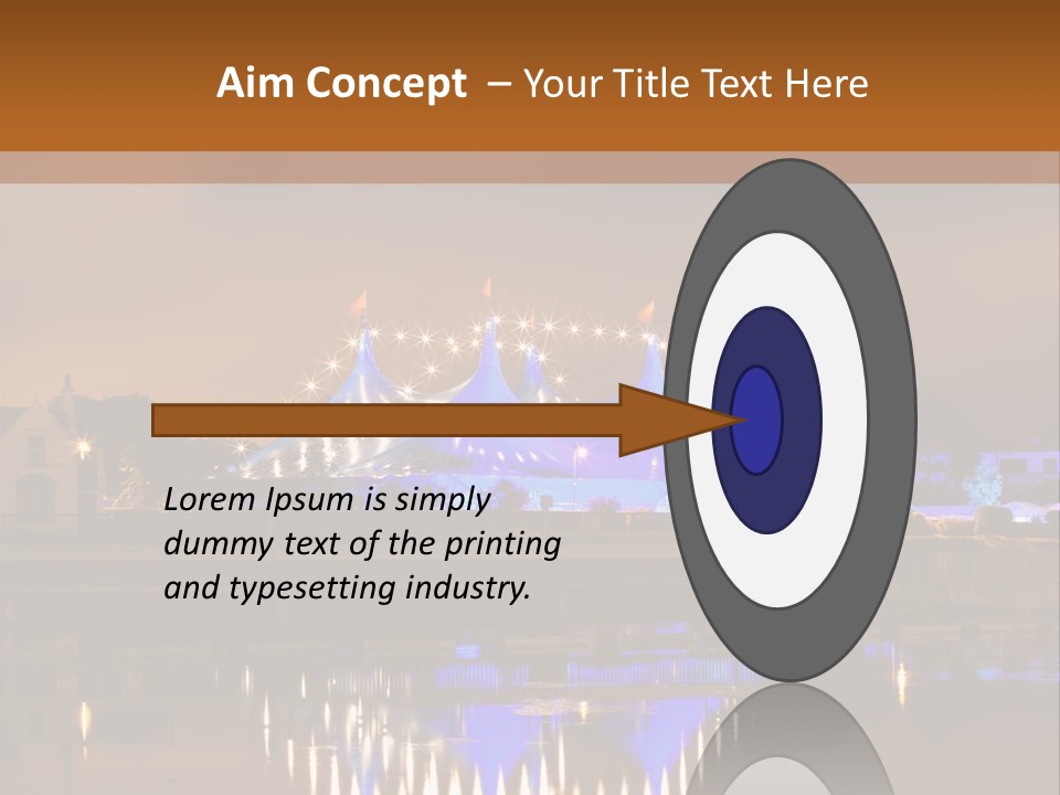 Festival Blue Top PowerPoint Template