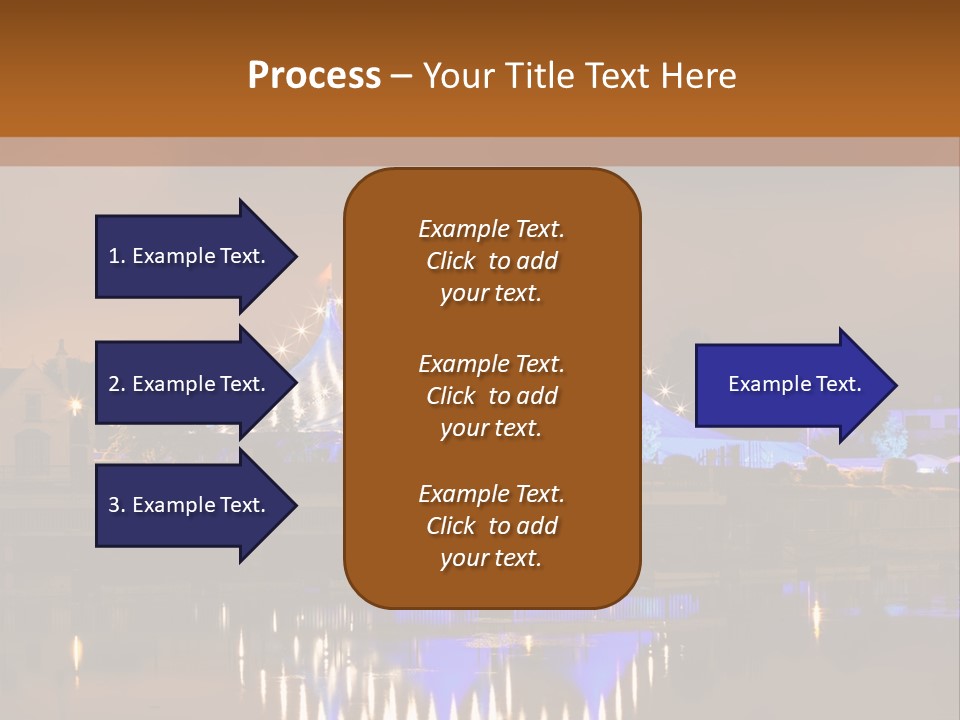 Festival Blue Top PowerPoint Template