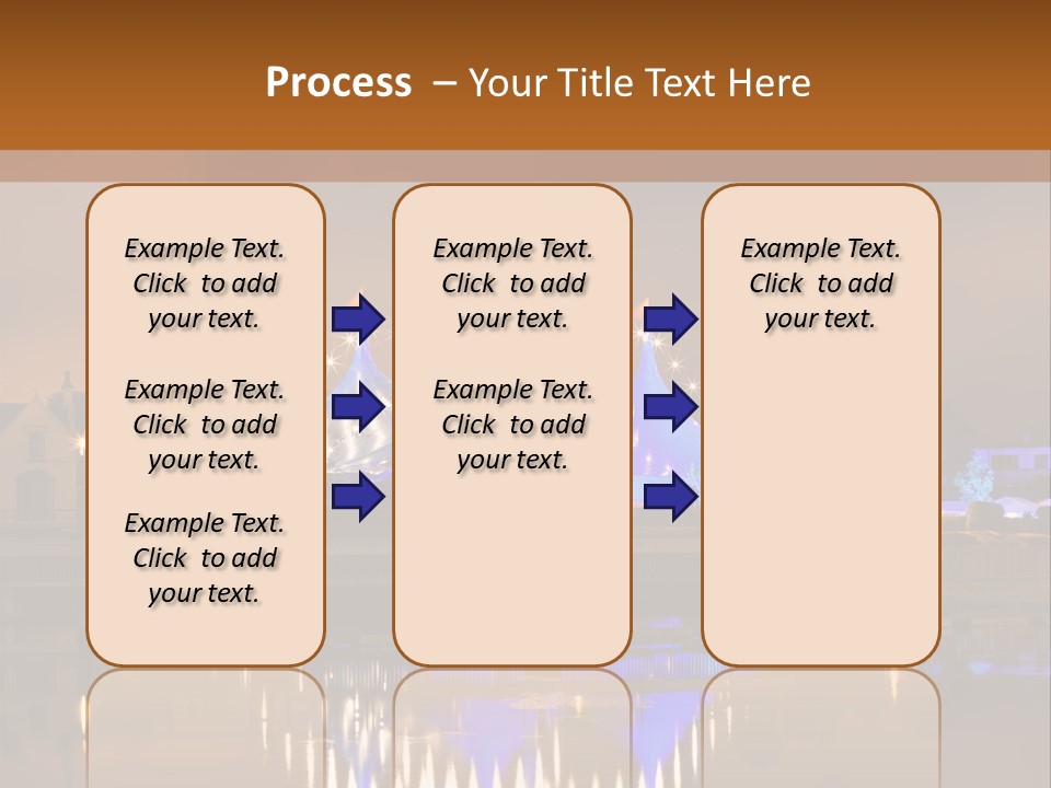 Festival Blue Top PowerPoint Template