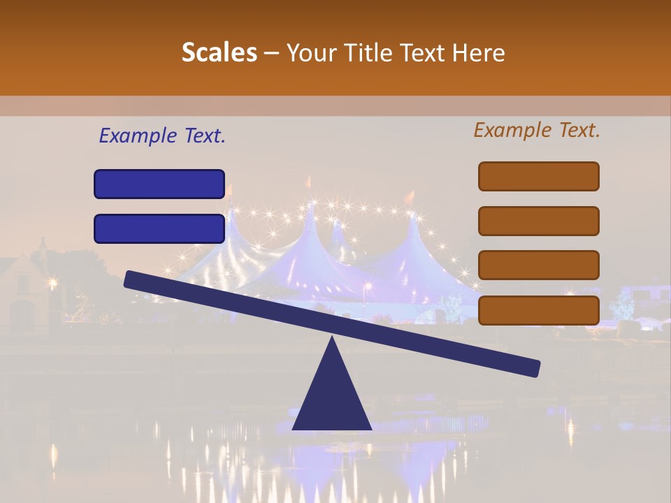 Festival Blue Top PowerPoint Template
