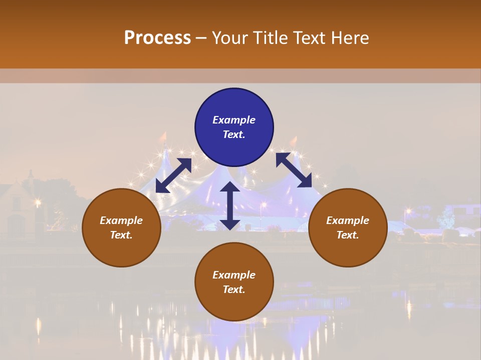 Festival Blue Top PowerPoint Template