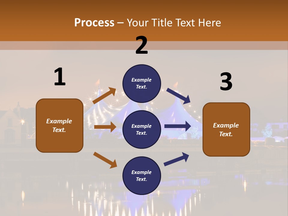 Festival Blue Top PowerPoint Template