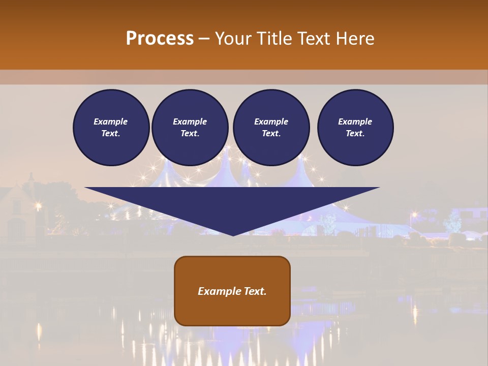Festival Blue Top PowerPoint Template