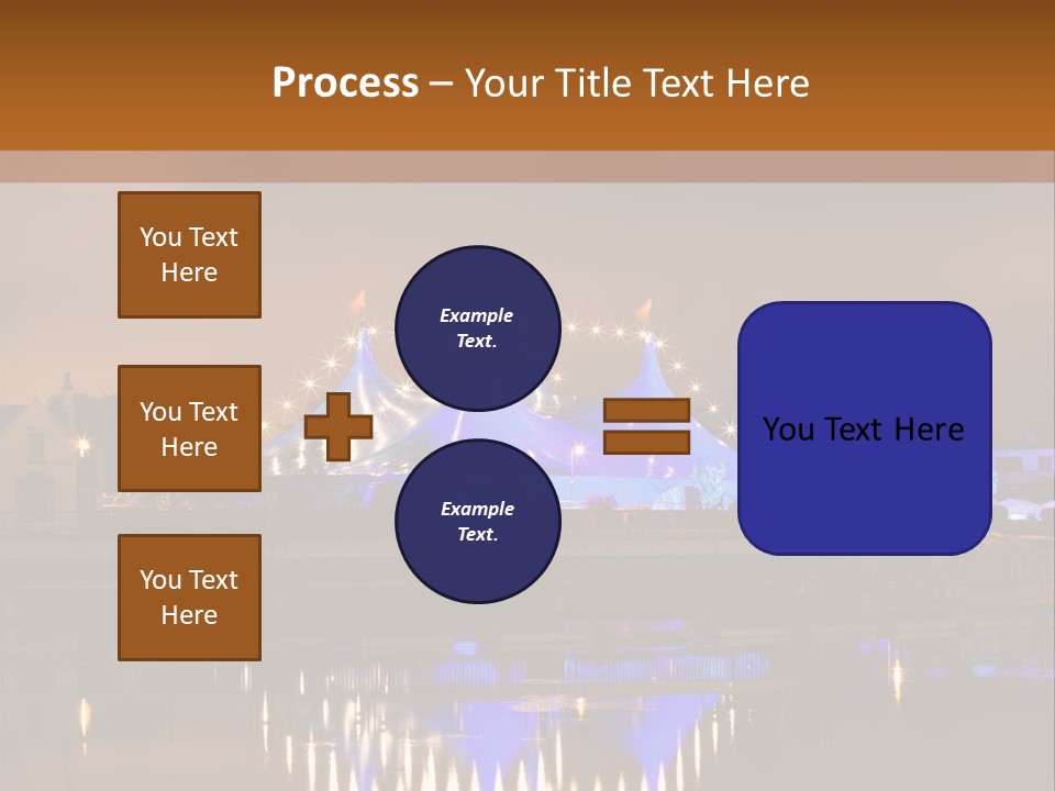 Festival Blue Top PowerPoint Template