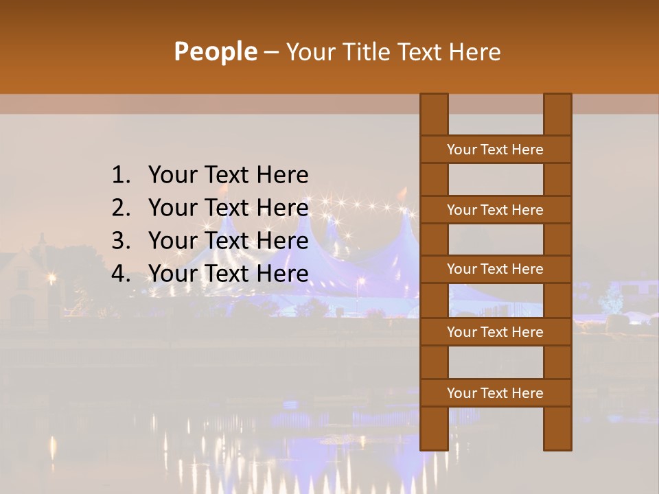 Festival Blue Top PowerPoint Template