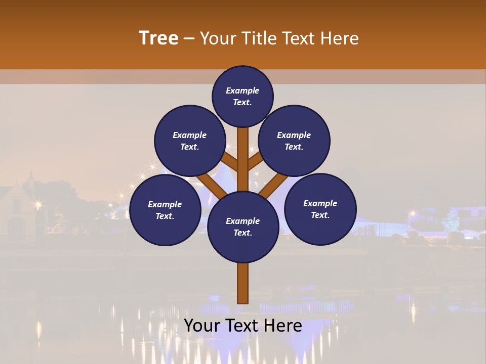 Festival Blue Top PowerPoint Template