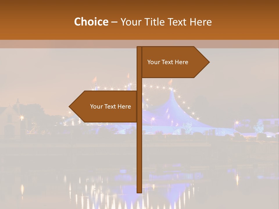 Festival Blue Top PowerPoint Template