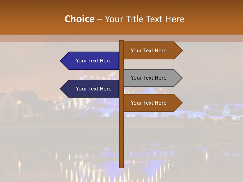 Festival Blue Top PowerPoint Template