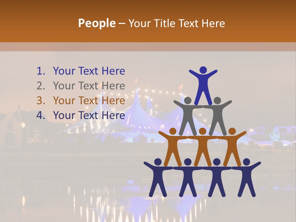 Festival Blue Top PowerPoint Template