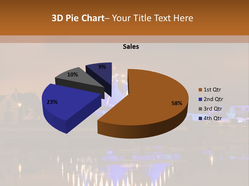 Festival Blue Top PowerPoint Template