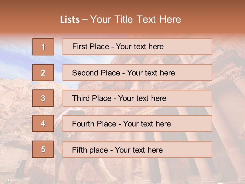Child Accessibility Lead Pencil PowerPoint Template