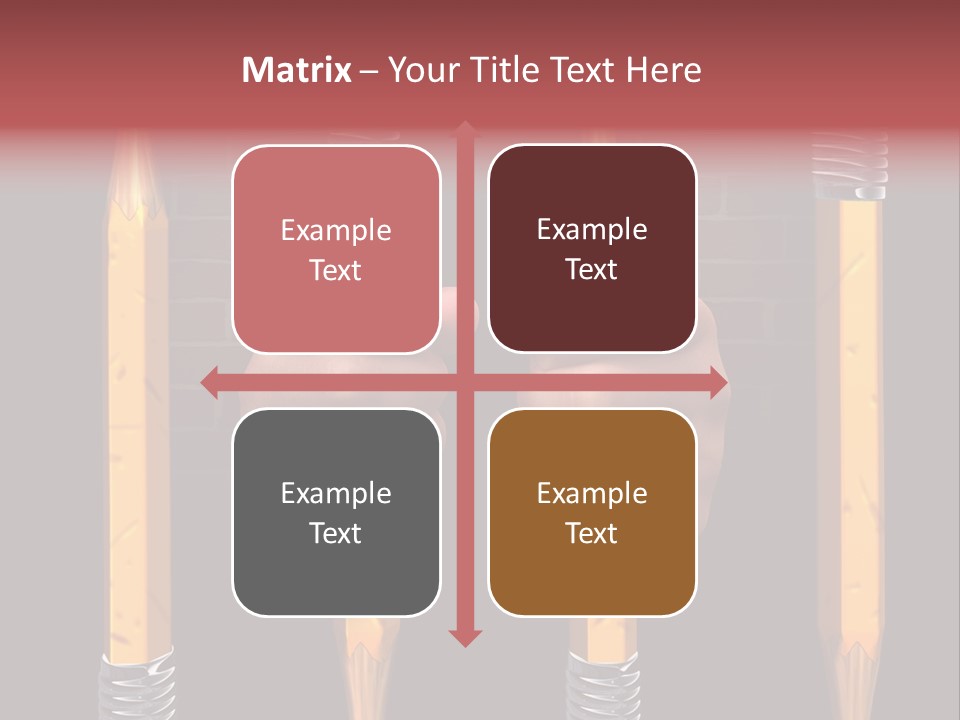 Child Accessibility Lead Pencil PowerPoint Template