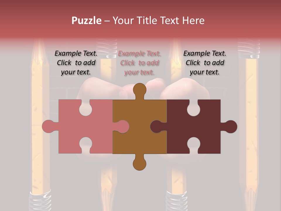 Child Accessibility Lead Pencil PowerPoint Template