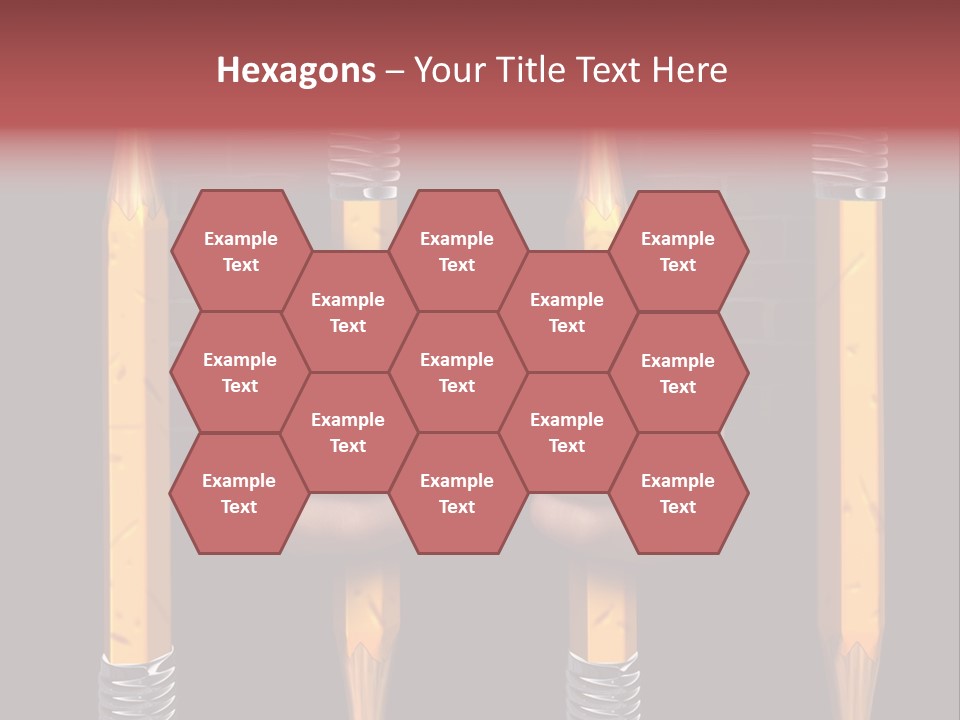 Child Accessibility Lead Pencil PowerPoint Template