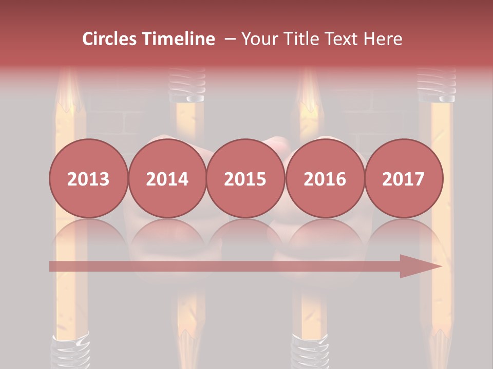 Child Accessibility Lead Pencil PowerPoint Template