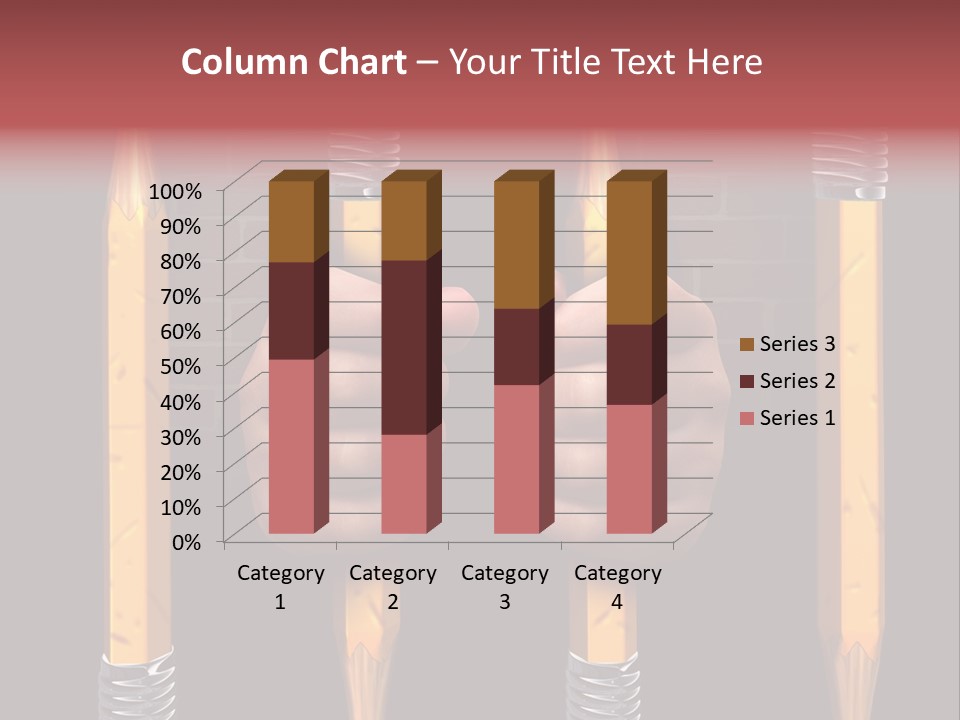 Child Accessibility Lead Pencil PowerPoint Template