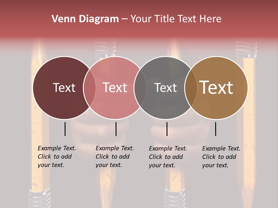 Child Accessibility Lead Pencil PowerPoint Template