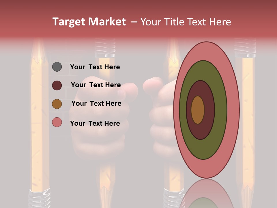 Child Accessibility Lead Pencil PowerPoint Template