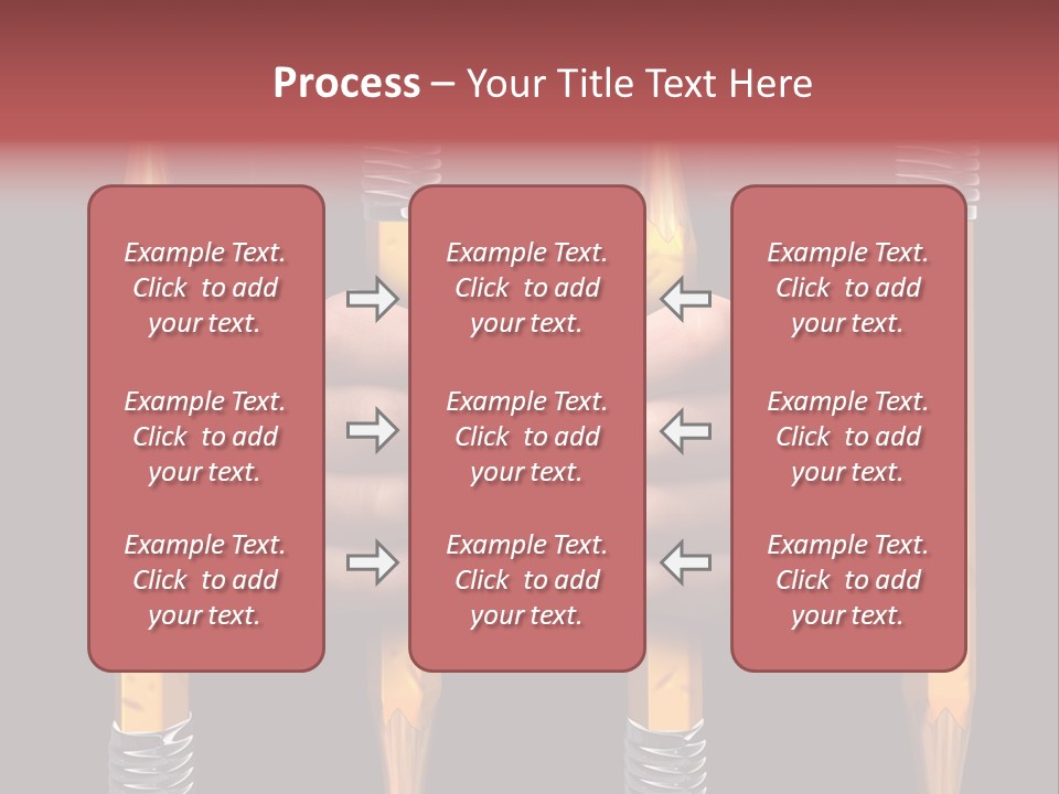 Child Accessibility Lead Pencil PowerPoint Template