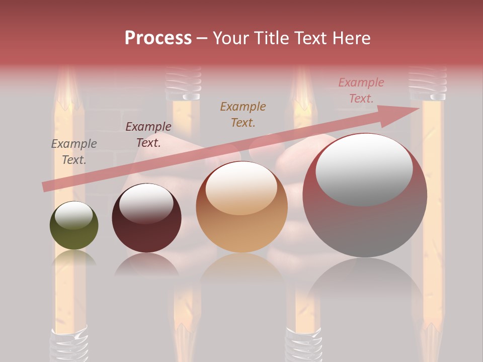 Child Accessibility Lead Pencil PowerPoint Template