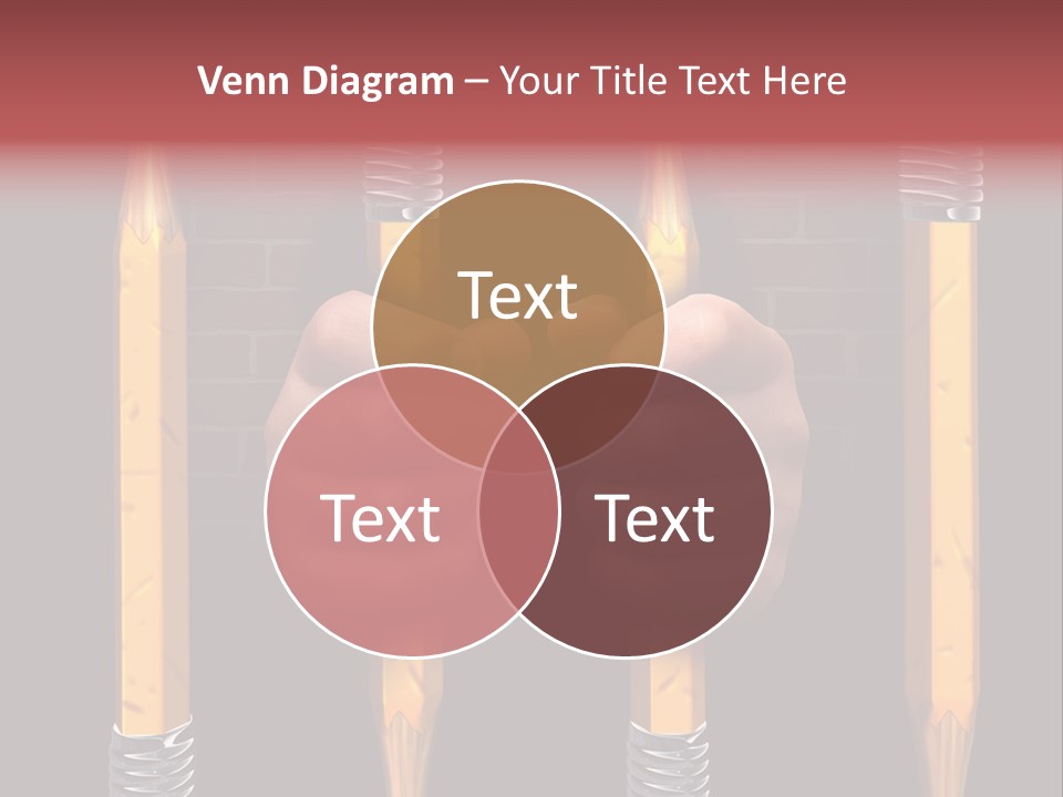 Child Accessibility Lead Pencil PowerPoint Template