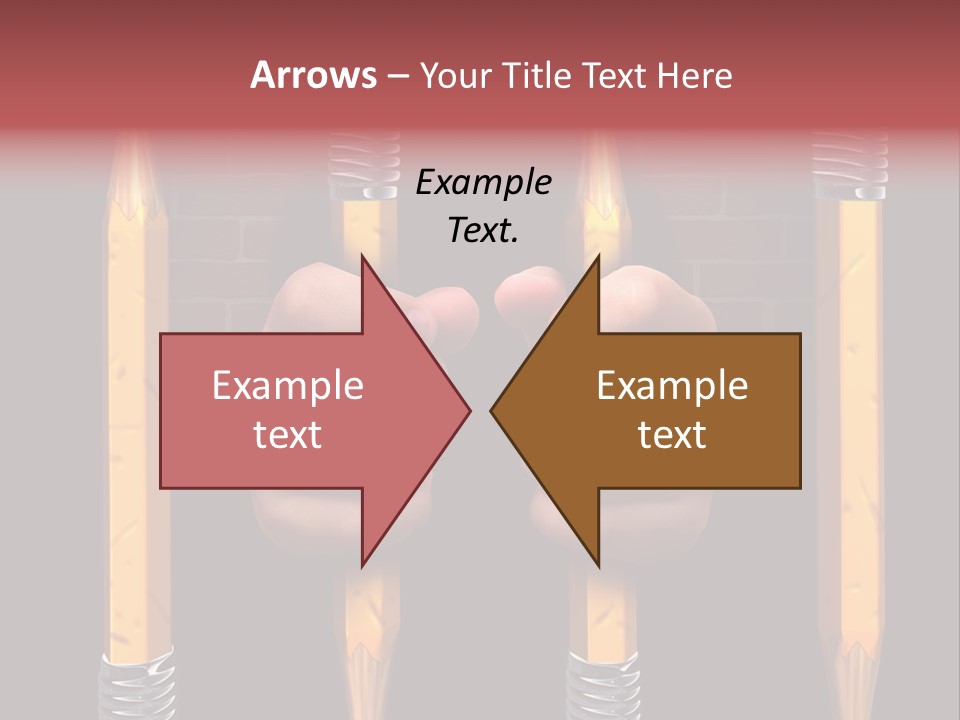 Child Accessibility Lead Pencil PowerPoint Template