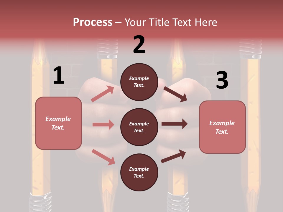 Child Accessibility Lead Pencil PowerPoint Template